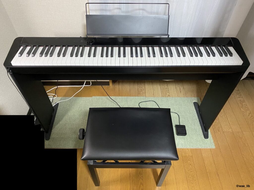 使用１年半のカシオの電子ピアノPrivia PX-S1000をレビュー・評価
